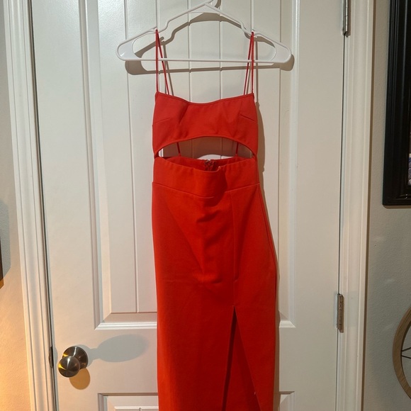 Superdown Fiery Red Strappy Dress - Picture 1 of 3